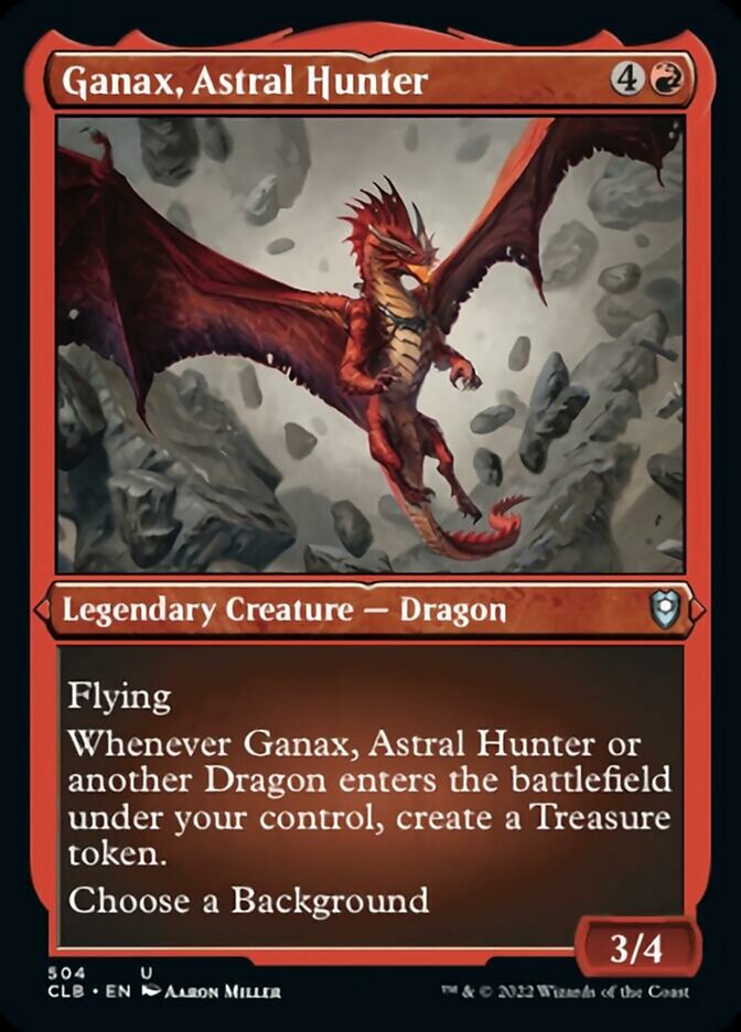 Ganax, Astral Hunter (Foil Etched) [Commander Legends: Battle for Baldur's Gate] - The Mythic Store | 24h Order Processing
