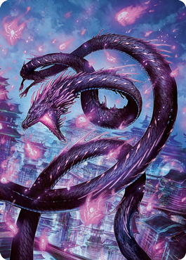 Junji, the Midnight Sky 2 Art Card [Kamigawa: Neon Dynasty Art Series] - The Mythic Store | 24h Order Processing