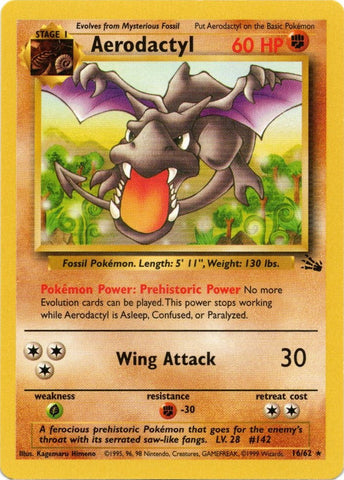 Aerodactyl (16/62) [Fossil Unlimited] - The Mythic Store | 24h Order Processing