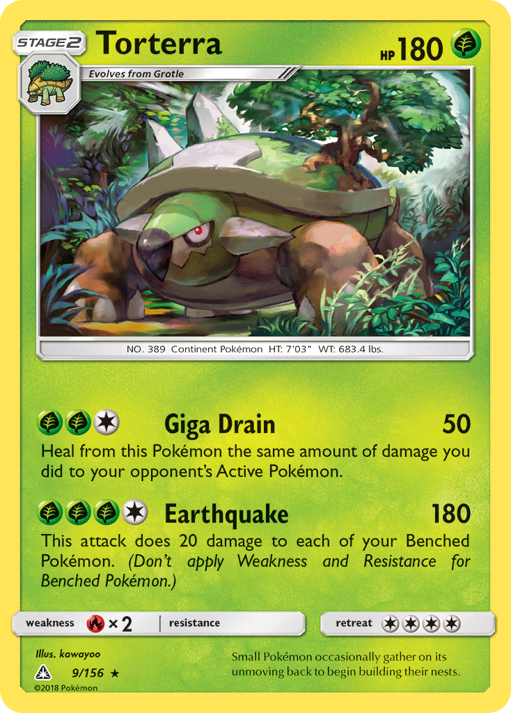 Torterra (9/156) [Sun & Moon: Ultra Prism] - The Mythic Store | 24h Order Processing