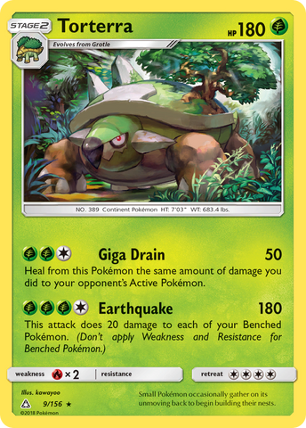 Torterra (9/156) [Sun & Moon: Ultra Prism] - The Mythic Store | 24h Order Processing