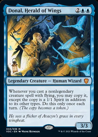 Donal, Herald of Wings [Innistrad: Crimson Vow Commander] - The Mythic Store | 24h Order Processing