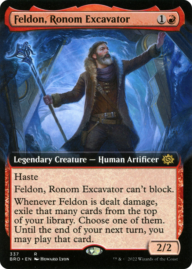 Feldon, Ronom Excavator (Extended Art) [The Brothers' War] - The Mythic Store | 24h Order Processing