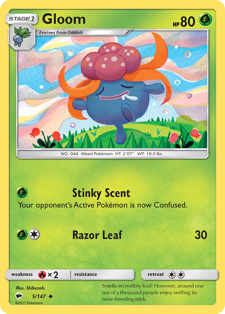 Gloom (5/147) [Sun & Moon: Burning Shadows] - The Mythic Store | 24h Order Processing