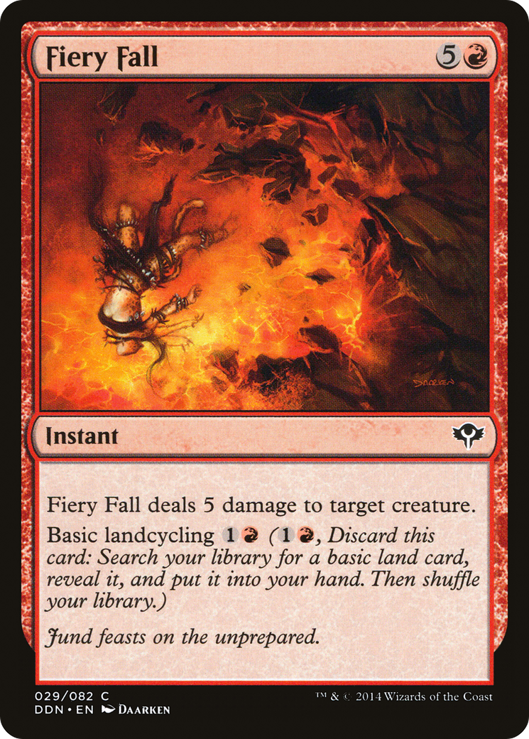 Fiery Fall [Duel Decks: Speed vs. Cunning] - The Mythic Store | 24h Order Processing