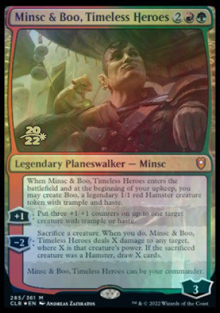 Minsc & Boo, Timeless Heroes [Commander Legends: Battle for Baldur's Gate Prerelease Promos] - The Mythic Store | 24h Order Processing