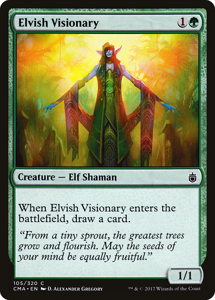 Elvish Visionary [Commander Anthology] - The Mythic Store | 24h Order Processing