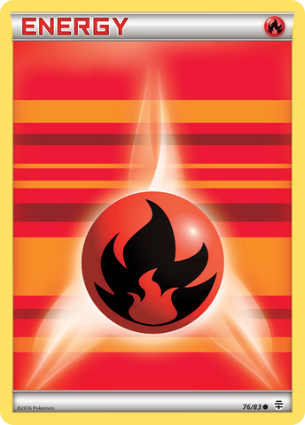 Fire Energy (76/83) [XY: Generations] - The Mythic Store | 24h Order Processing