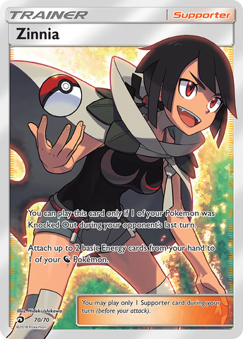 Zinnia (70/70) [Sun & Moon: Dragon Majesty] - The Mythic Store | 24h Order Processing