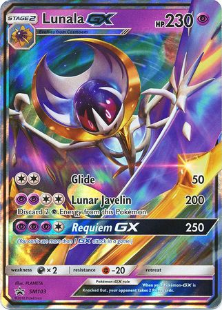 Lunala GX (SM103) (Jumbo Card) [Sun & Moon: Black Star Promos] - The Mythic Store | 24h Order Processing