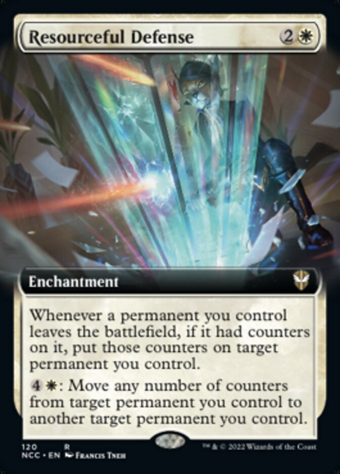 Resourceful Defense (Extended Art) [Streets of New Capenna Commander] - The Mythic Store | 24h Order Processing