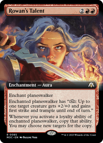 Rowan's Talent (Extended Art) [March of the Machine Commander] - The Mythic Store | 24h Order Processing