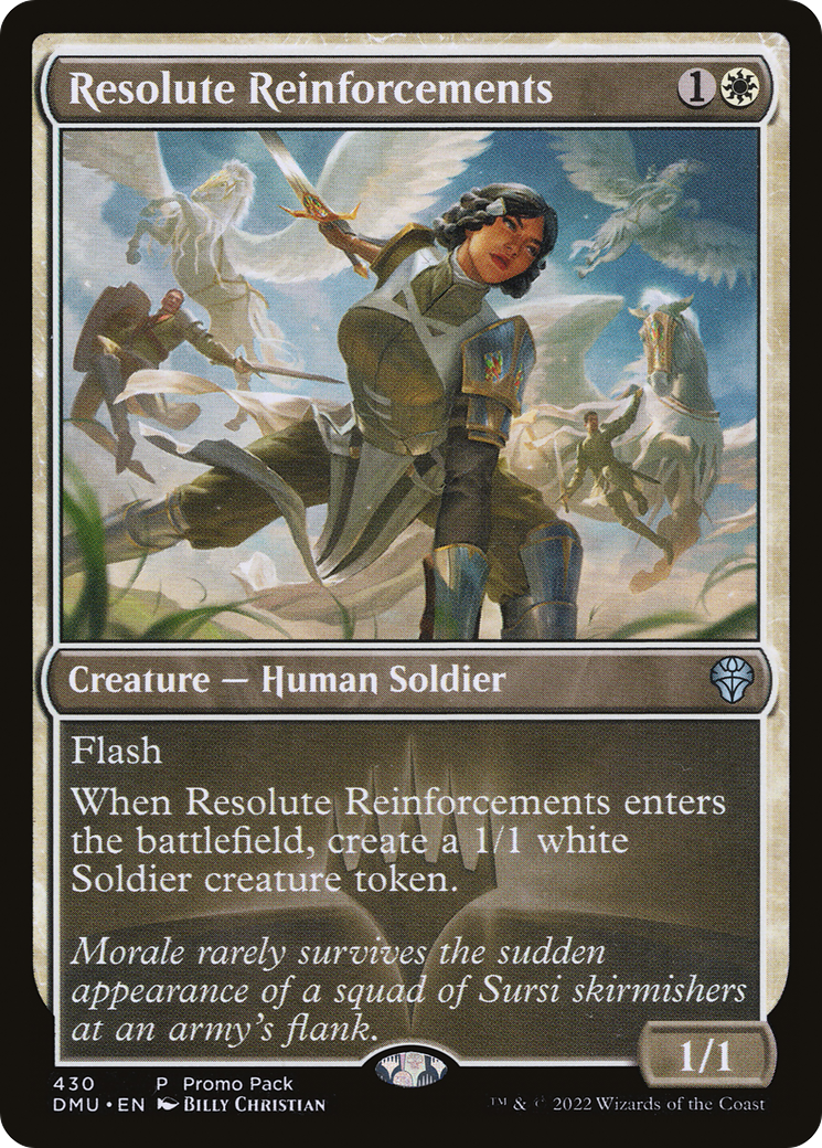 Resolute Reinforcements (Promo Pack) [Dominaria United Promos] - The Mythic Store | 24h Order Processing