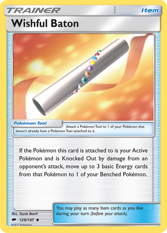 Wishful Baton (128/147) [Sun & Moon: Burning Shadows] - The Mythic Store | 24h Order Processing