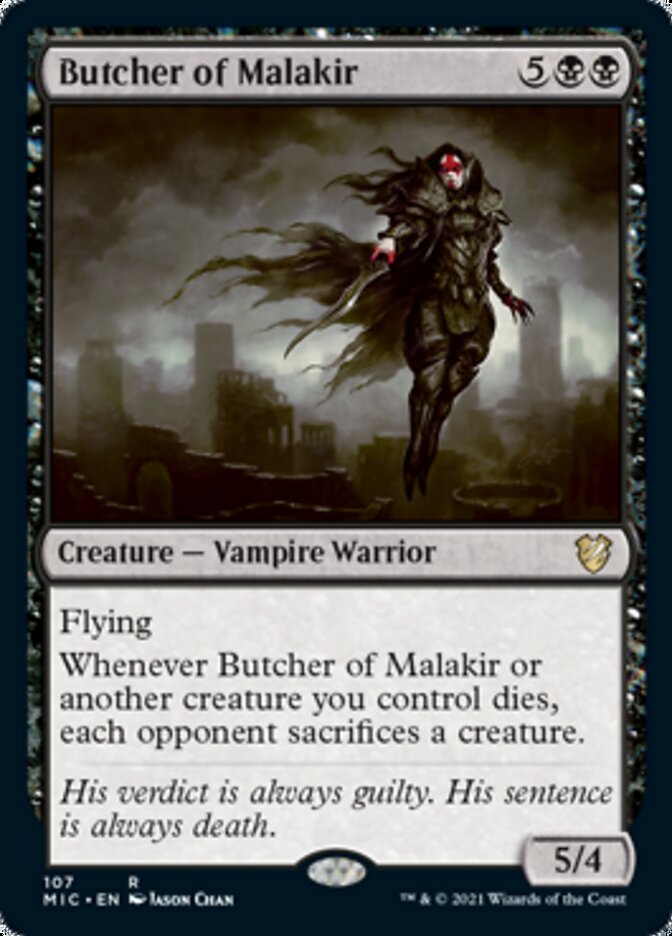 Butcher of Malakir [Innistrad: Midnight Hunt Commander] - The Mythic Store | 24h Order Processing