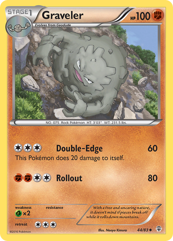 Graveler (44/83) [XY: Generations] - The Mythic Store | 24h Order Processing