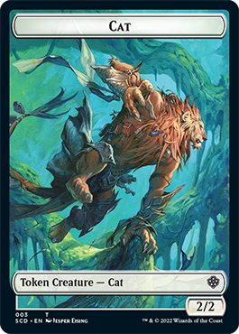 Saproling // Cat Double-Sided Token [Starter Commander Decks] - The Mythic Store | 24h Order Processing