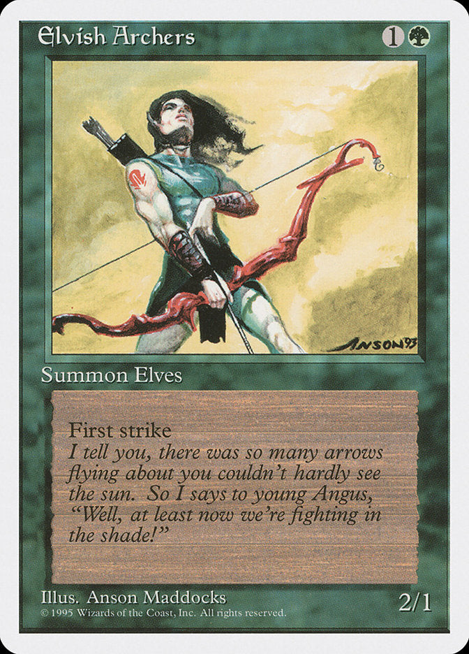 Elvish Archers [Fourth Edition] - The Mythic Store | 24h Order Processing