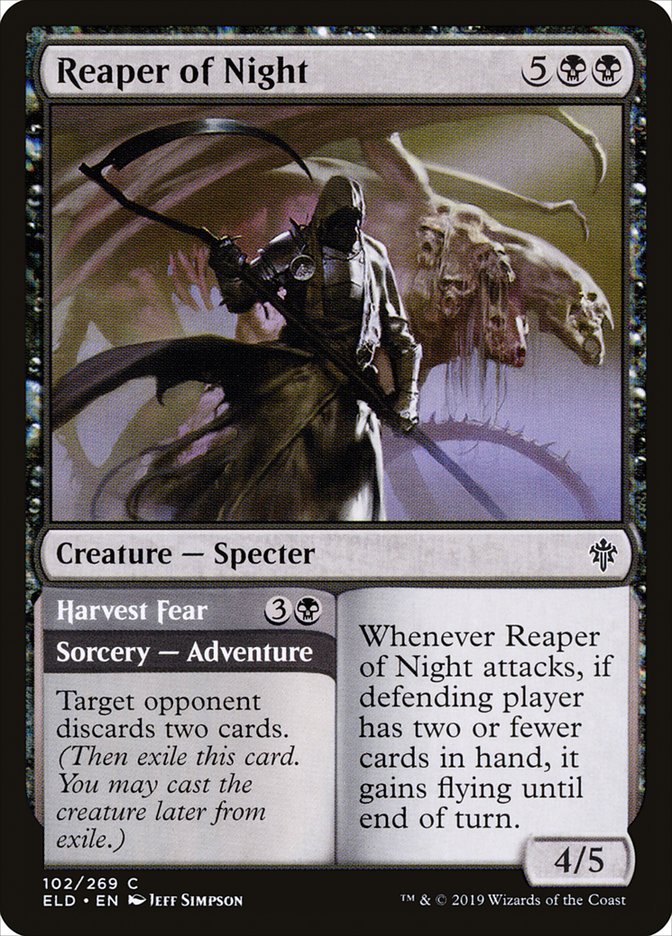Reaper of Night // Harvest Fear [Throne of Eldraine] - The Mythic Store | 24h Order Processing