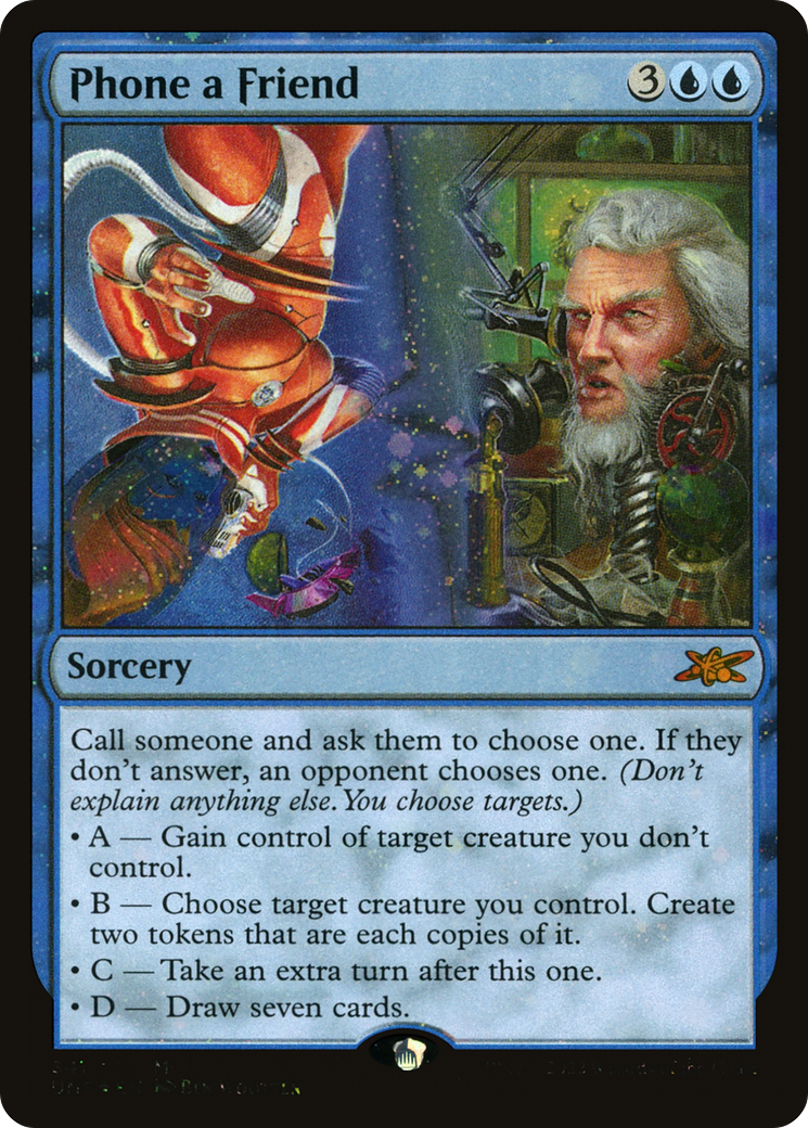 Phone a Friend (Galaxy Foil) [Unfinity] - The Mythic Store | 24h Order Processing