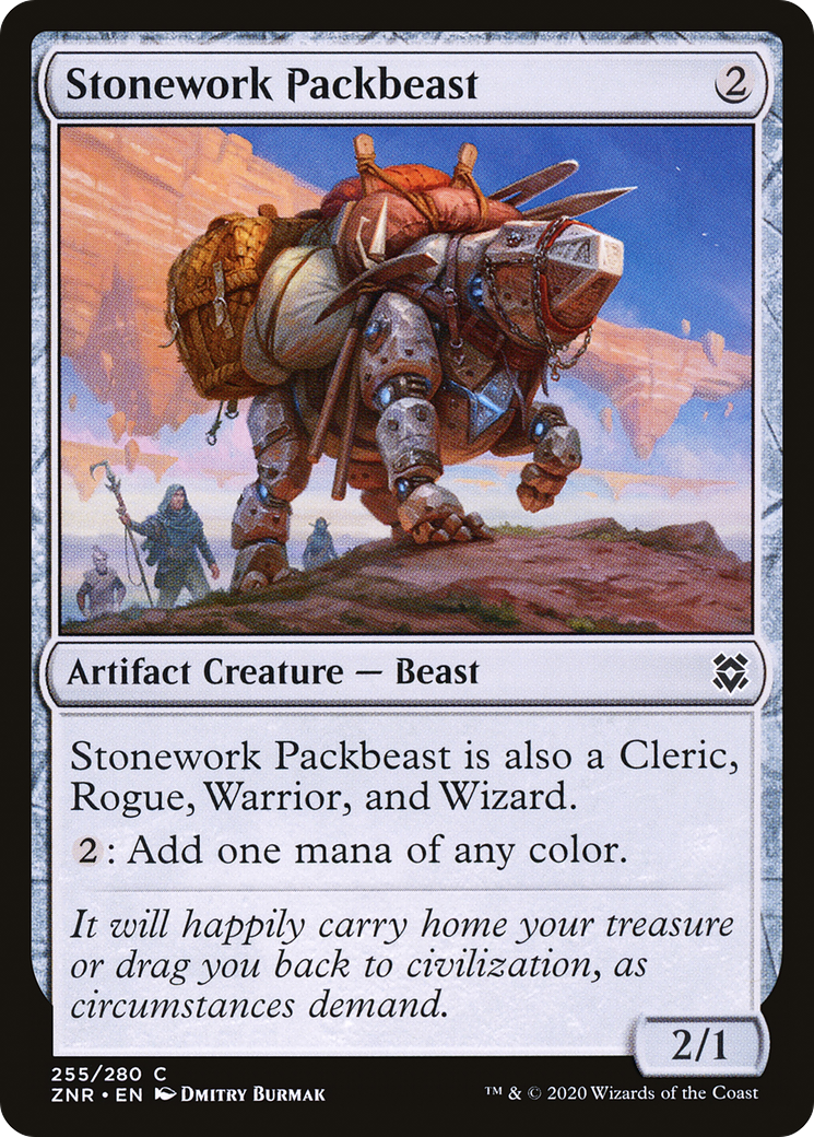 Stonework Packbeast [Zendikar Rising] - The Mythic Store | 24h Order Processing