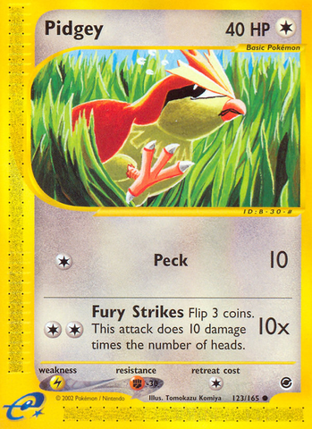 Pidgey (123/165) [Expedition: Base Set] - The Mythic Store | 24h Order Processing