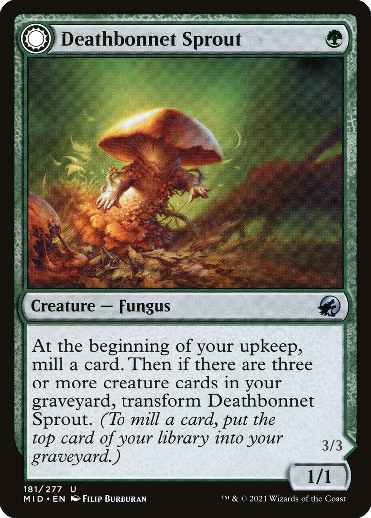 Deathbonnet Sprout // Deathbonnet Hulk [Innistrad: Midnight Hunt] - The Mythic Store | 24h Order Processing