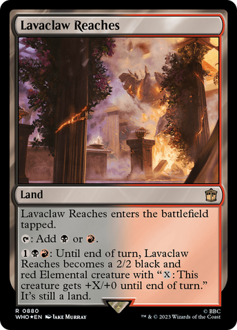 Lavaclaw Reaches (Surge Foil) [Doctor Who] - The Mythic Store | 24h Order Processing