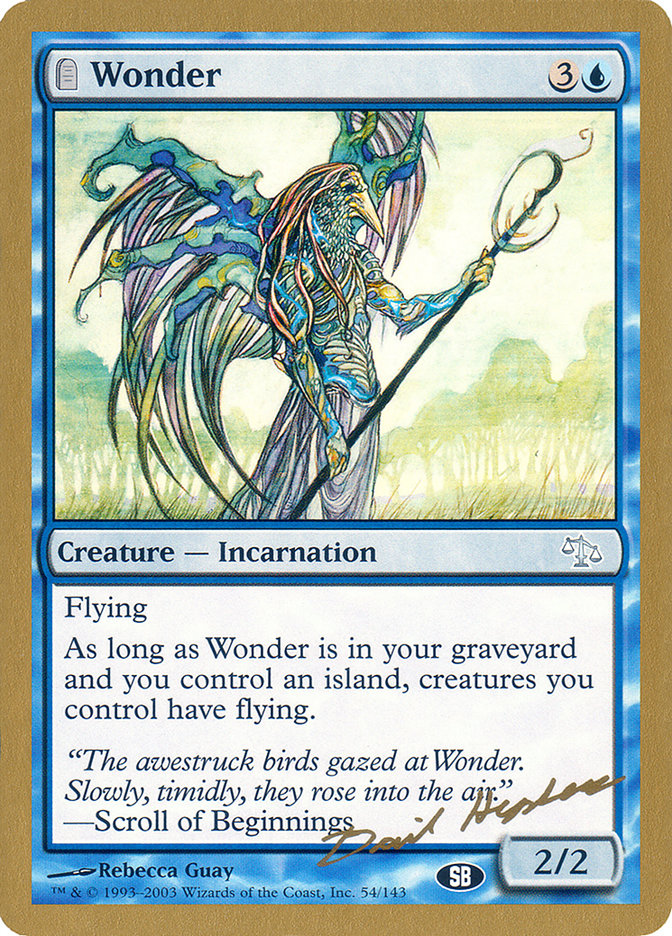 Wonder (Dave Humpherys) (SB) [World Championship Decks 2003] - The Mythic Store | 24h Order Processing