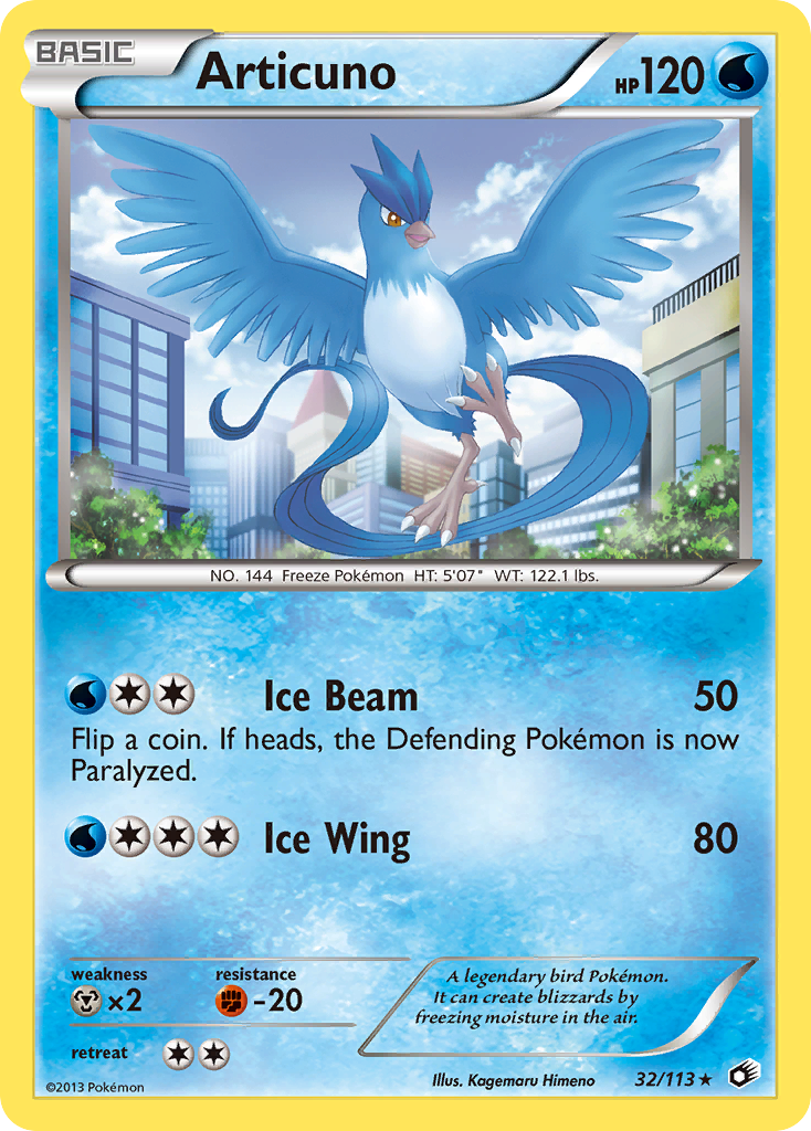 Articuno (32/113) [Black & White: Legendary Treasures] - The Mythic Store | 24h Order Processing