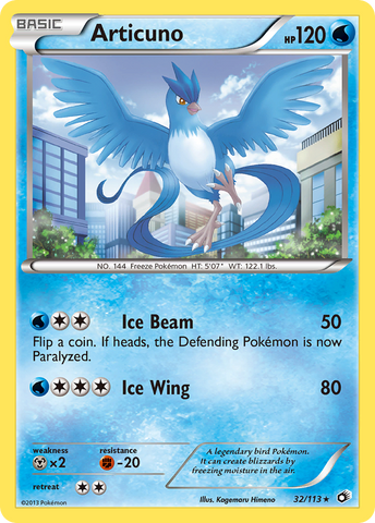 Articuno (32/113) [Black & White: Legendary Treasures] - The Mythic Store | 24h Order Processing