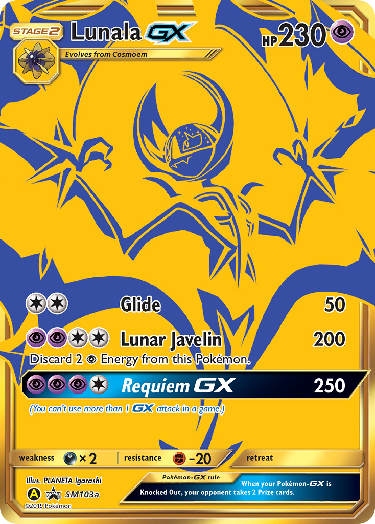 Lunala GX (SM103a) [Sun & Moon: Black Star Promos] - The Mythic Store | 24h Order Processing