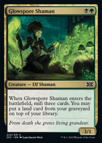 Glowspore Shaman [Double Masters 2022] - The Mythic Store | 24h Order Processing