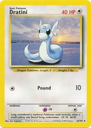 Dratini (26/102) [Base Set Unlimited] - The Mythic Store | 24h Order Processing
