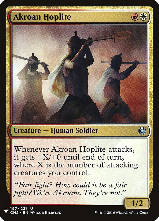 Akroan Hoplite [Mystery Booster] - The Mythic Store | 24h Order Processing