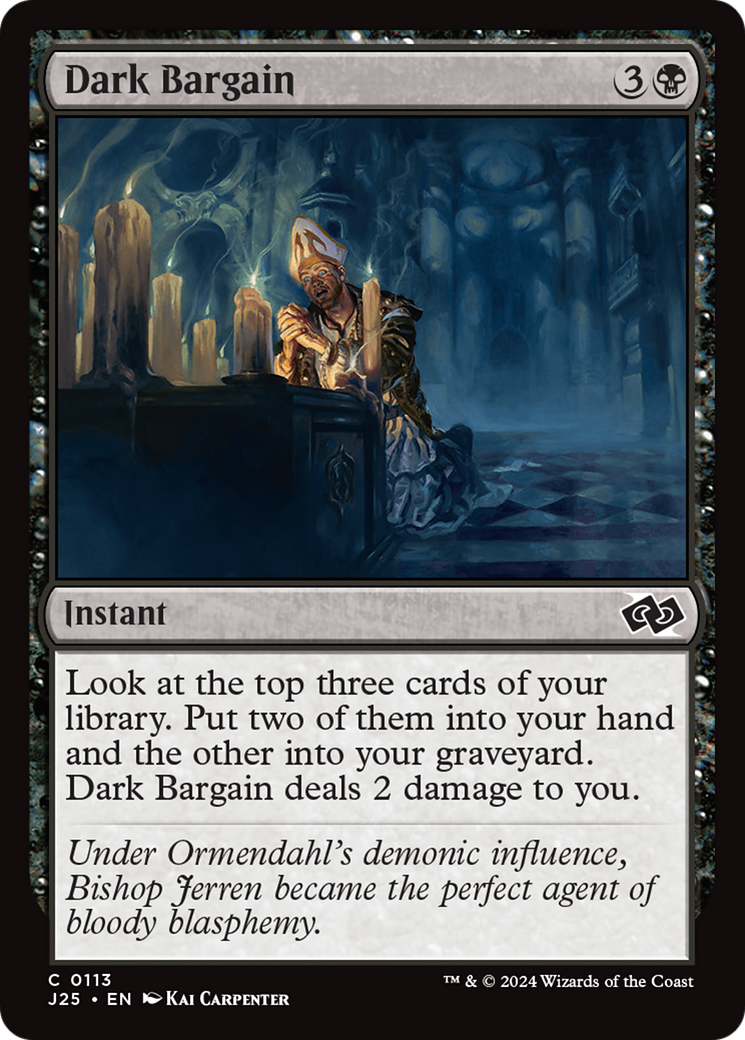 Dark Bargain [Foundations Jumpstart] - The Mythic Store | 24h Order Processing