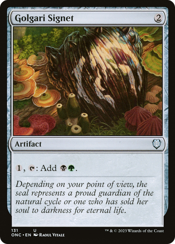 Golgari Signet [Phyrexia: All Will Be One Commander] - The Mythic Store | 24h Order Processing