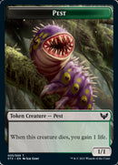 Spirit // Pest Double-Sided Token [Strixhaven: School of Mages Tokens] - The Mythic Store | 24h Order Processing