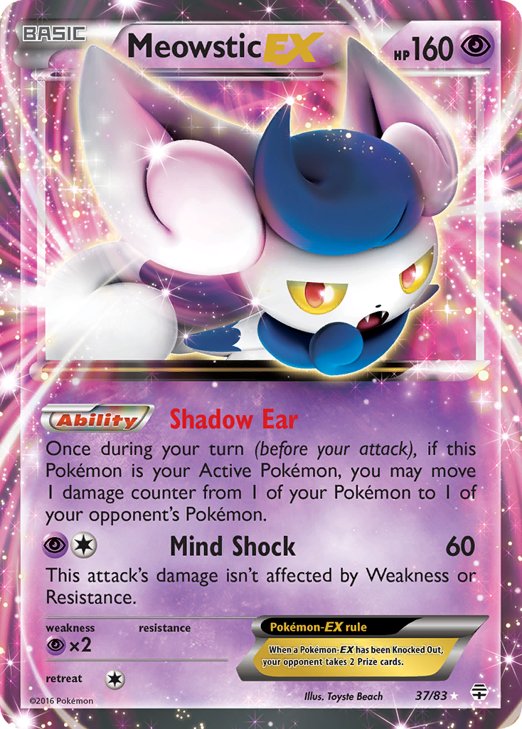 Meowstic EX (37/83) [XY: Generations] - The Mythic Store | 24h Order Processing