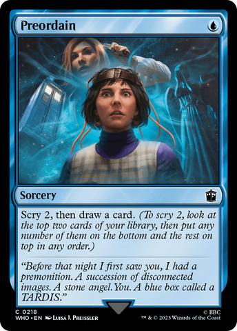Preordain [Doctor Who] - The Mythic Store | 24h Order Processing