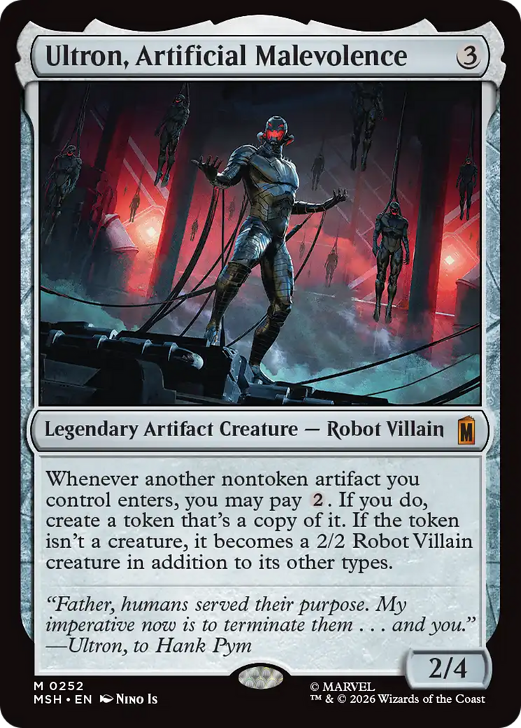 Ultron, Artificial Malevolence [Marvel Super Heroes] - The Mythic Store | 24h Order Processing
