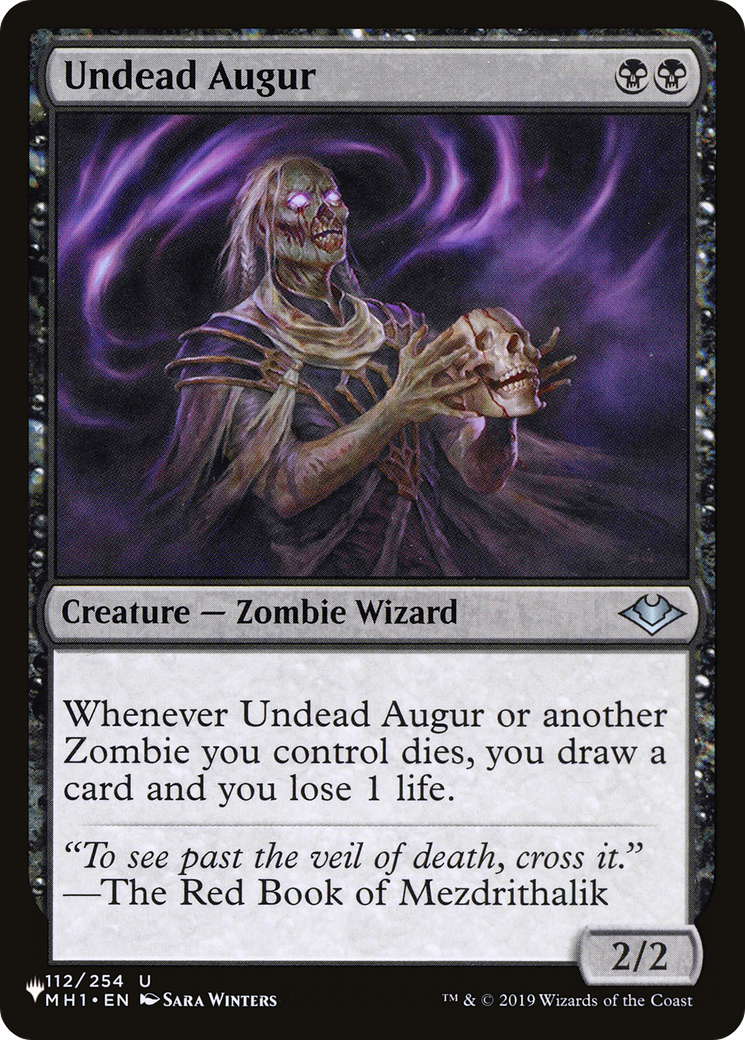 Undead Augur [The List Reprints] - The Mythic Store | 24h Order Processing