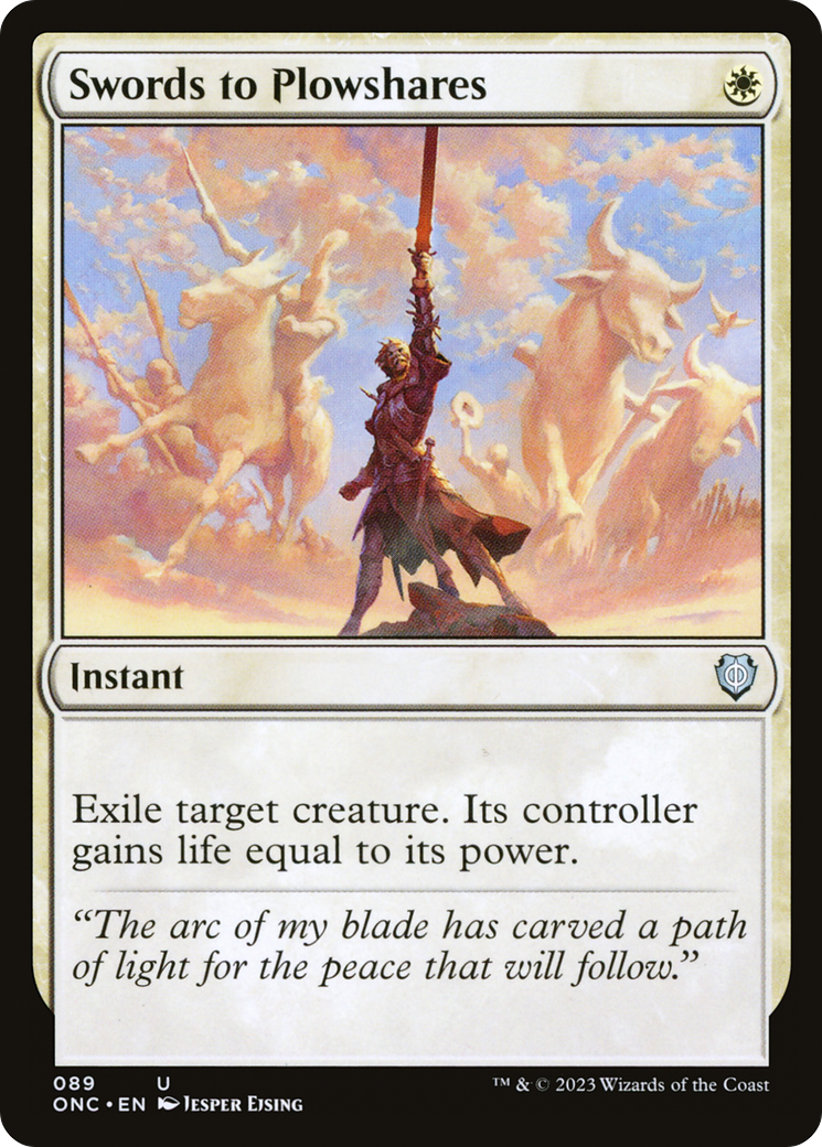 Swords to Plowshares [Phyrexia: All Will Be One Commander] - The Mythic Store | 24h Order Processing