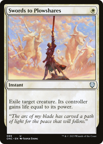 Swords to Plowshares [Phyrexia: All Will Be One Commander] - The Mythic Store | 24h Order Processing
