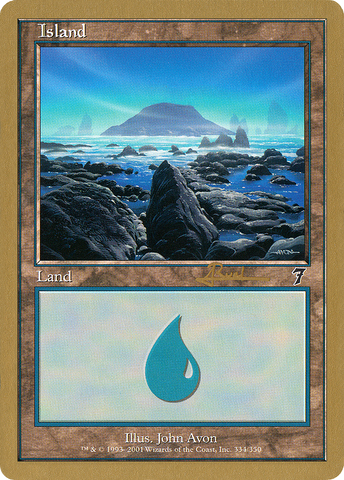 Island (ar334) (Antoine Ruel) [World Championship Decks 2001] - The Mythic Store | 24h Order Processing