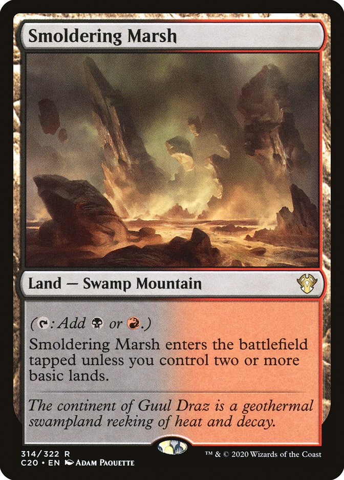 Smoldering Marsh [Commander 2020] - The Mythic Store | 24h Order Processing