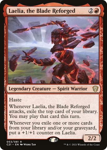 Laelia, the Blade Reforged [Commander 2021] - The Mythic Store | 24h Order Processing