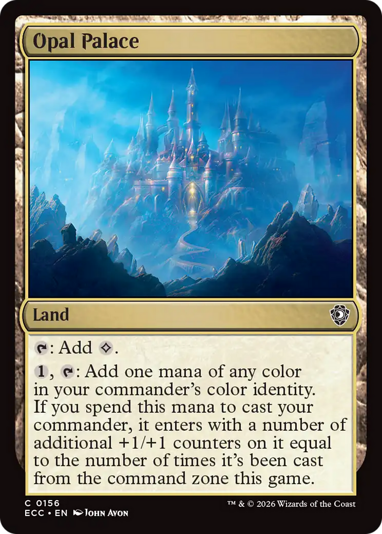 Opal Palace [Lorwyn Eclipsed Commander] - The Mythic Store | 24h Order Processing