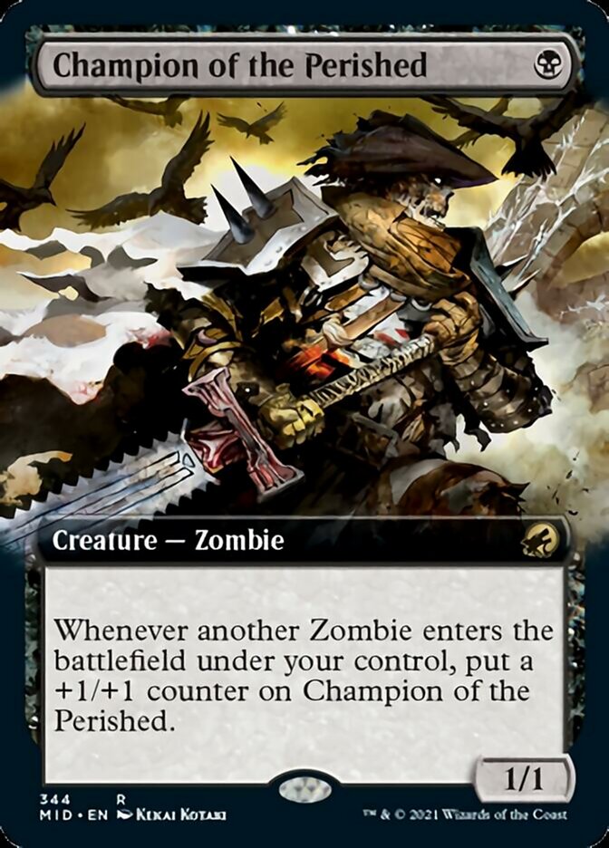 Champion of the Perished (Extended Art) [Innistrad: Midnight Hunt] - The Mythic Store | 24h Order Processing
