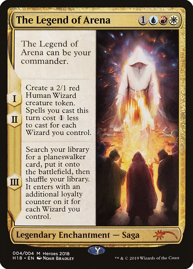 The Legend of Arena [Heroes of the Realm 2018] - The Mythic Store | 24h Order Processing